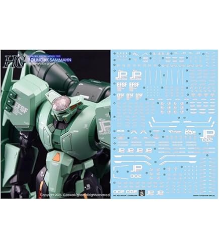 新作 G-rework デカール HG 軽キャノン 3枚セット HG 1/144 GQuuuuuuX 軽キャノン/セイラ専用軽キャノン